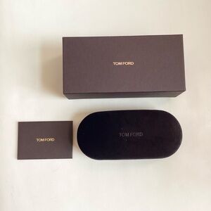 Tom Ford Brown Sunglasses Hard Case and Box Set and